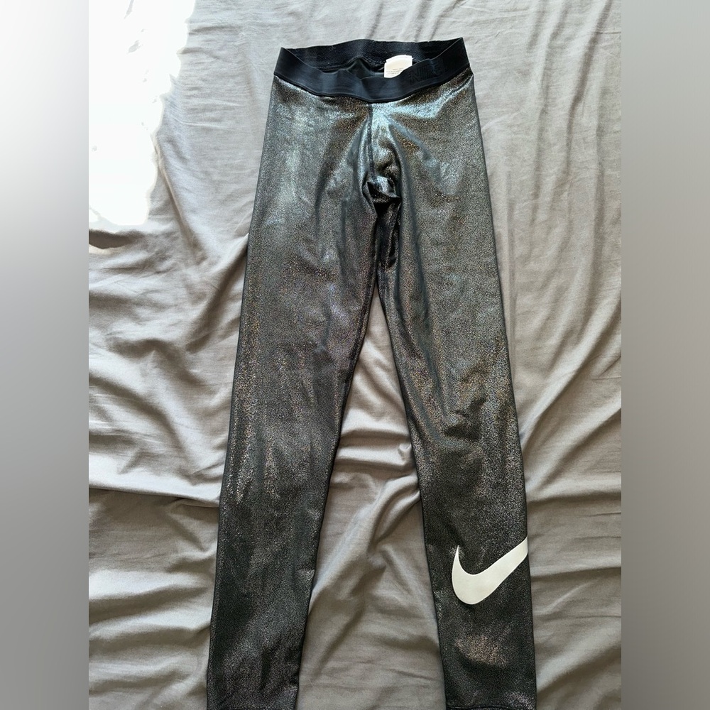 Nike pro glitter shimmer leggings